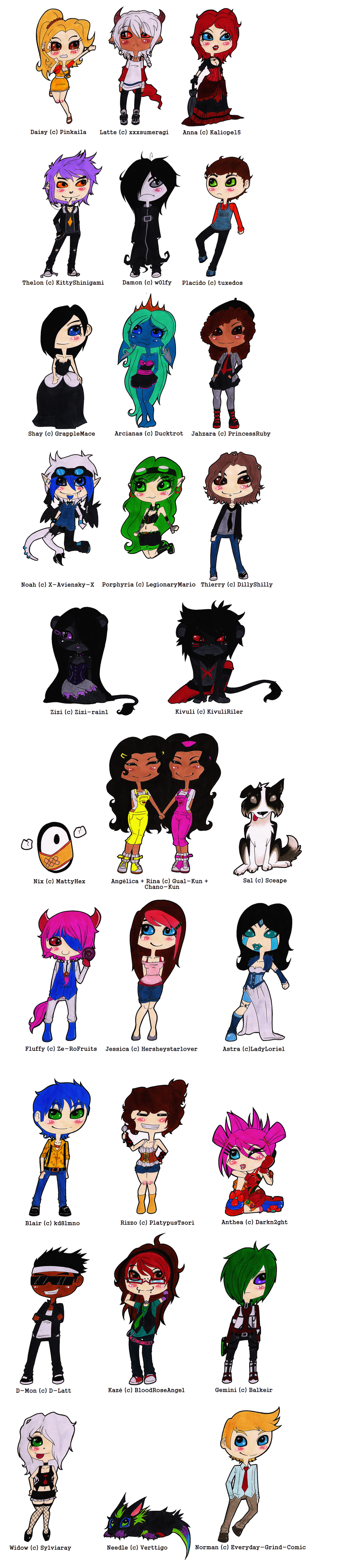 30 chibis for 30 friends-Speedeh